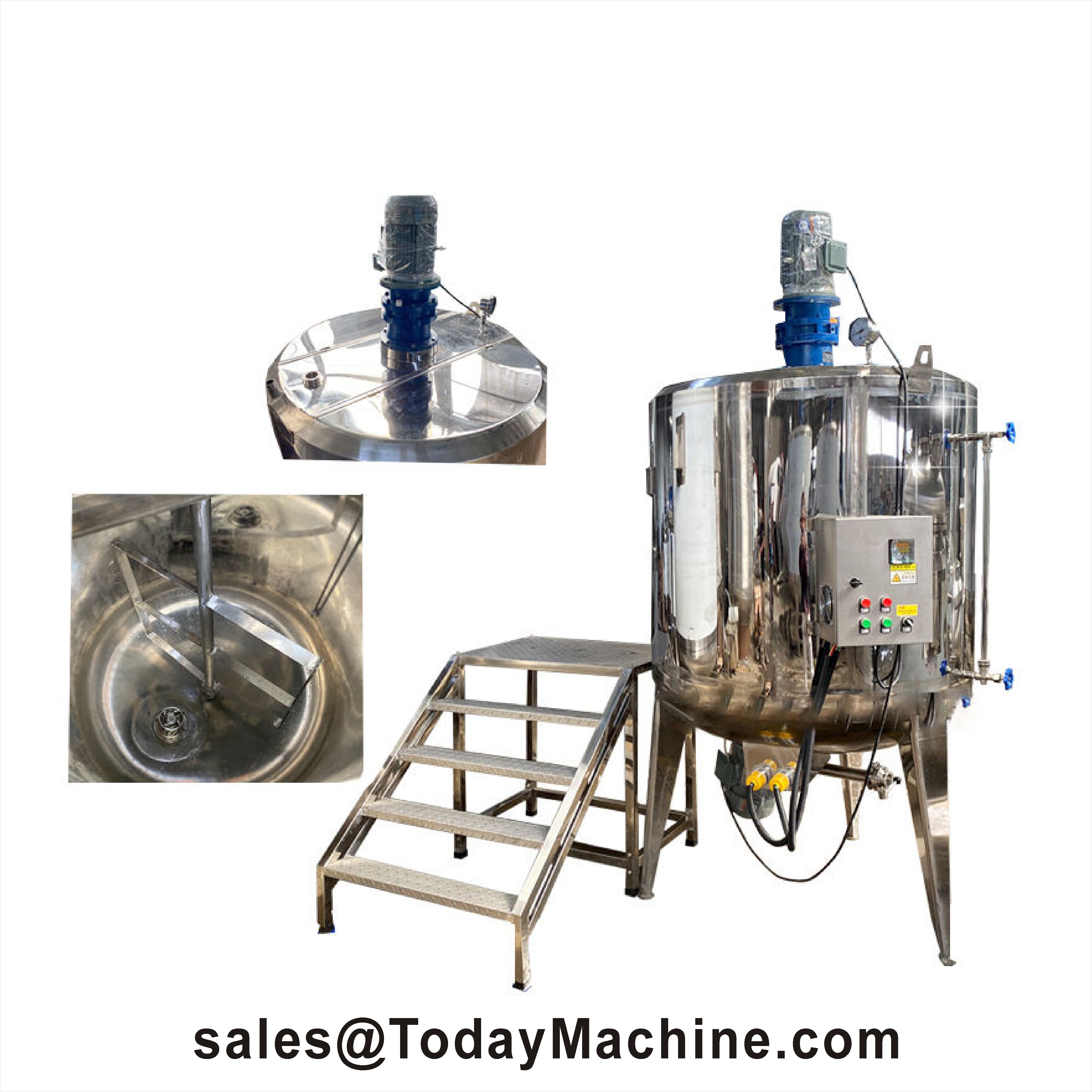 Making Soap And Detergent - Standard Liquid Detergent Making Machine Cosmetic