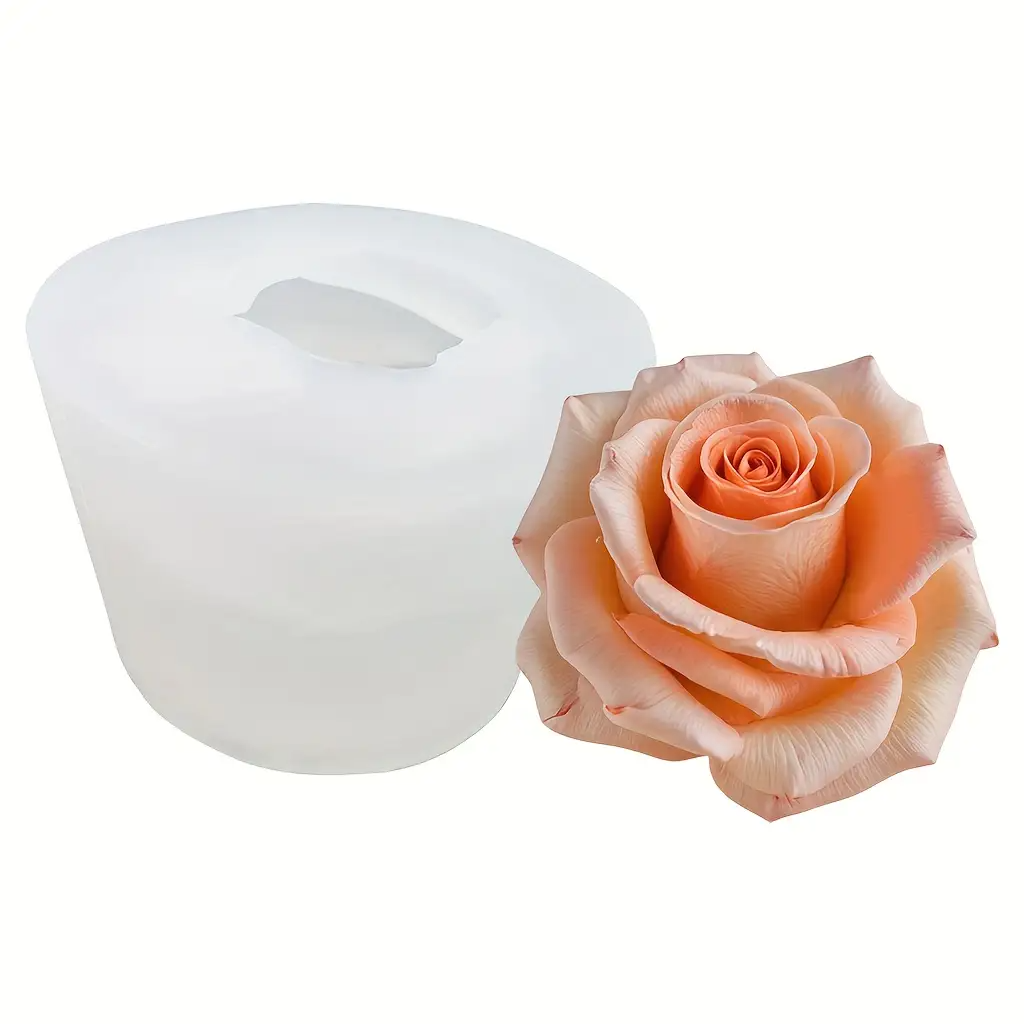 3D Rose Silicone Candle Mold,  - Soap Making Recipes avis et prix