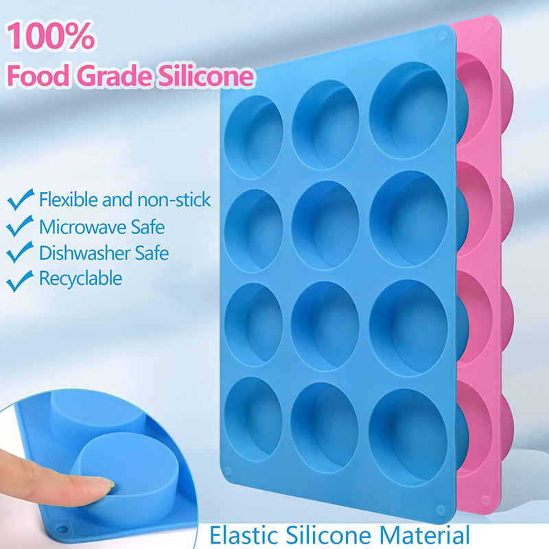 Round Silicone Molds 12-Cavity - Soap Making Oven avis et prix