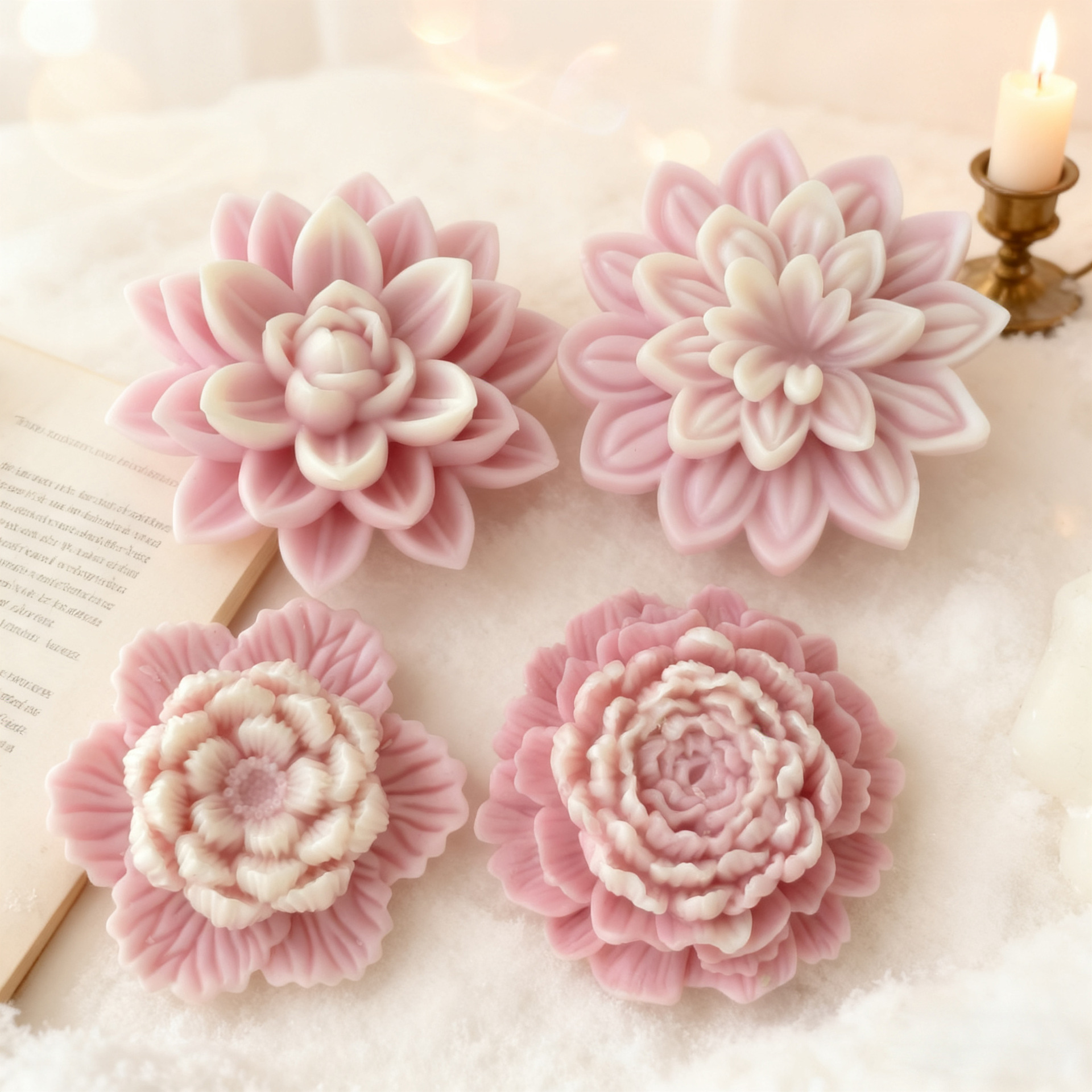 Flower Form Rose Peony Lotus S - Soap Making Recipes avis et prix
