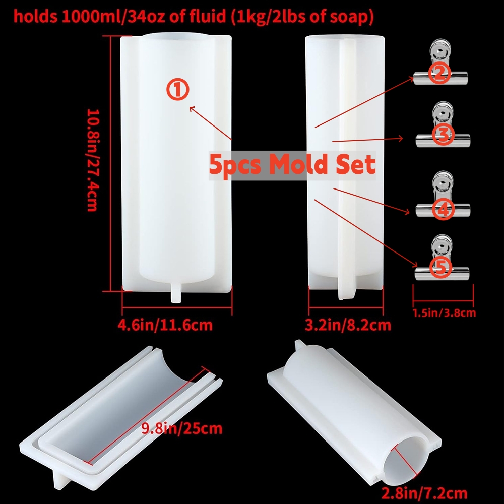 Big Cylinder Tube Soap Mold wi - Soap Making Youtube avis et prix