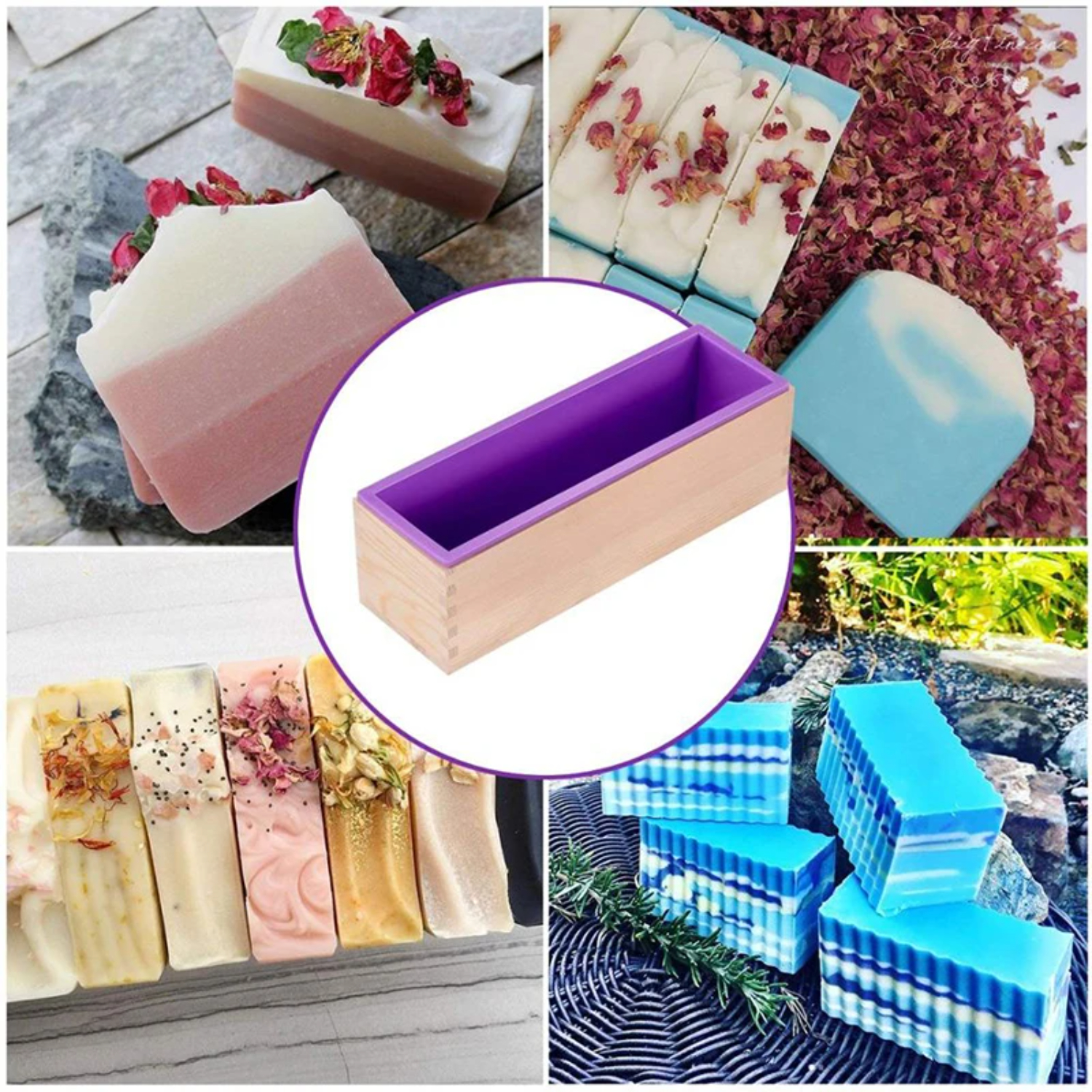 1200ML Silicone Soap Mold Rect - Soap Making Wholesale Supplies avis et prix