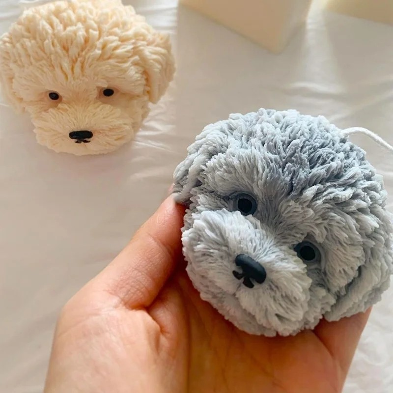 3D Teddy Dog Head Candle Silic - Soap Making Diy Kit avis et prix