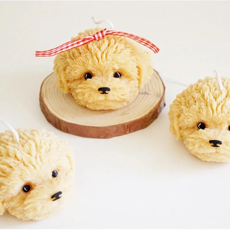 3D Teddy Dog Head Candle Silic - Soap Making Diy Kit avis et prix