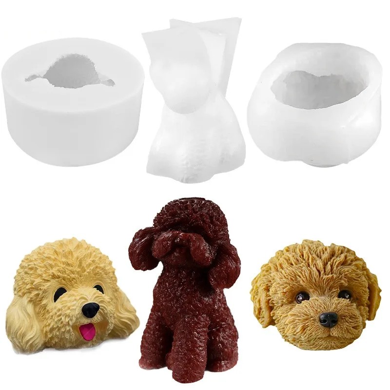 3D Teddy Dog Head Candle Silic - Soap Making Diy Kit avis et prix