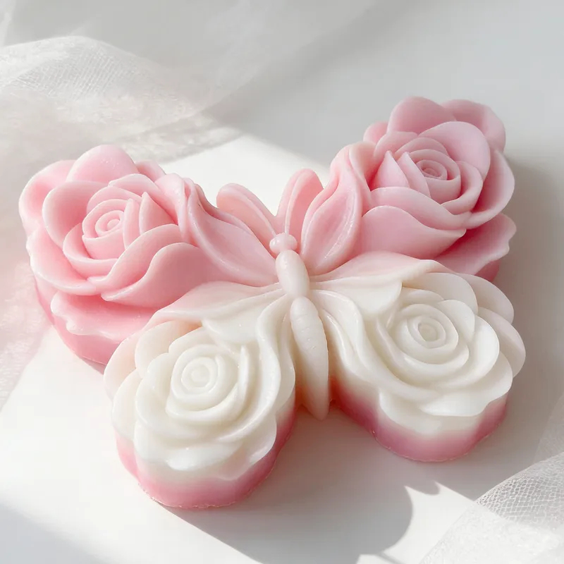New DIY Rose Butterfly Form Si - Soap Making Recipes avis et prix