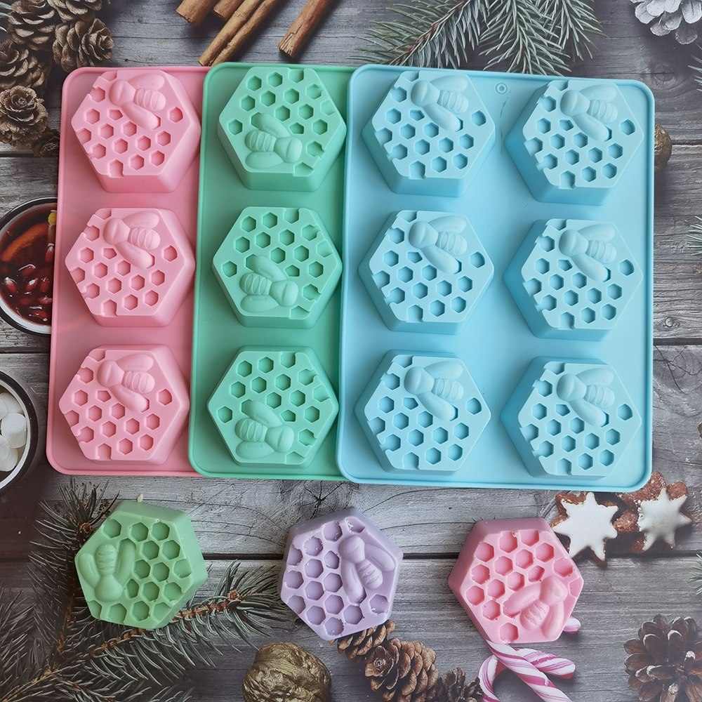 Silicone Hexagonal Bee Soap Mo - Soap Making Instructions avis et prix