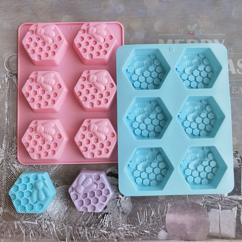 Silicone Hexagonal Bee Soap Mo - Soap Making Instructions avis et prix