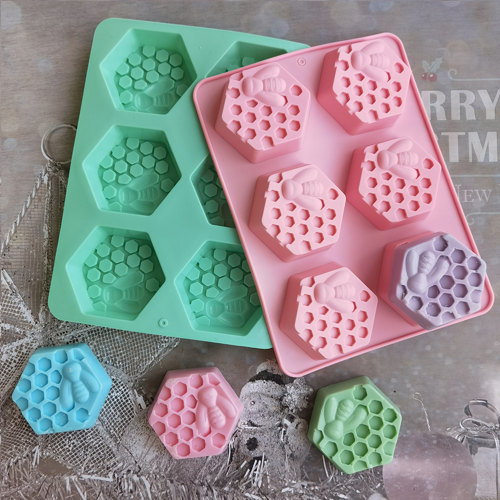 Silicone Hexagonal Bee Soap Mo - Soap Making Instructions avis et prix