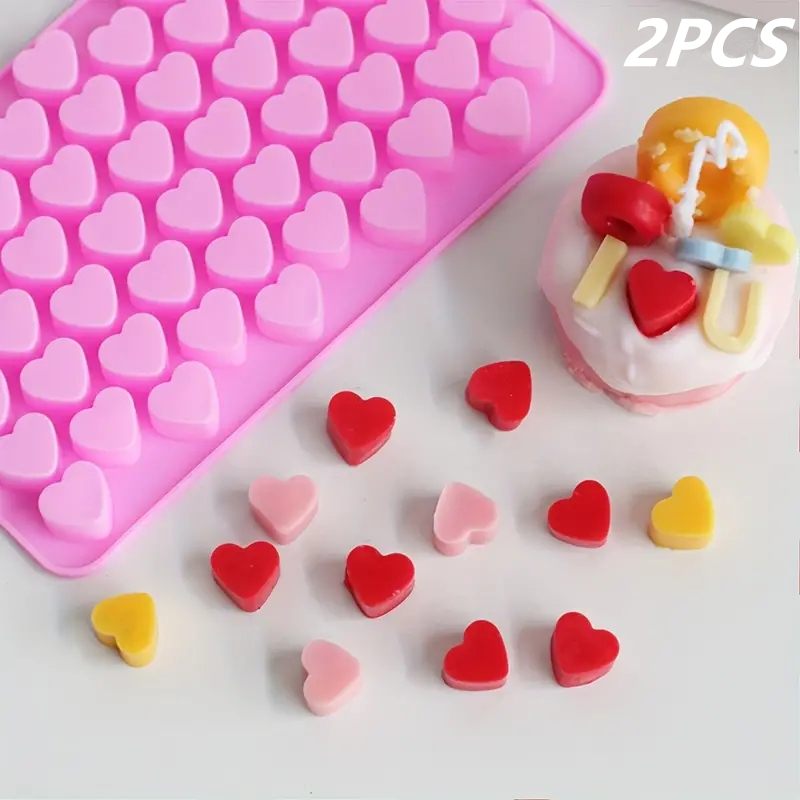 55 Mini Heart Shapes Silicone  - Soap Making Party avis et prix