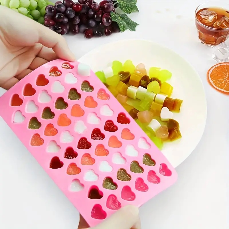 55 Mini Heart Shapes Silicone  - Soap Making Party avis et prix