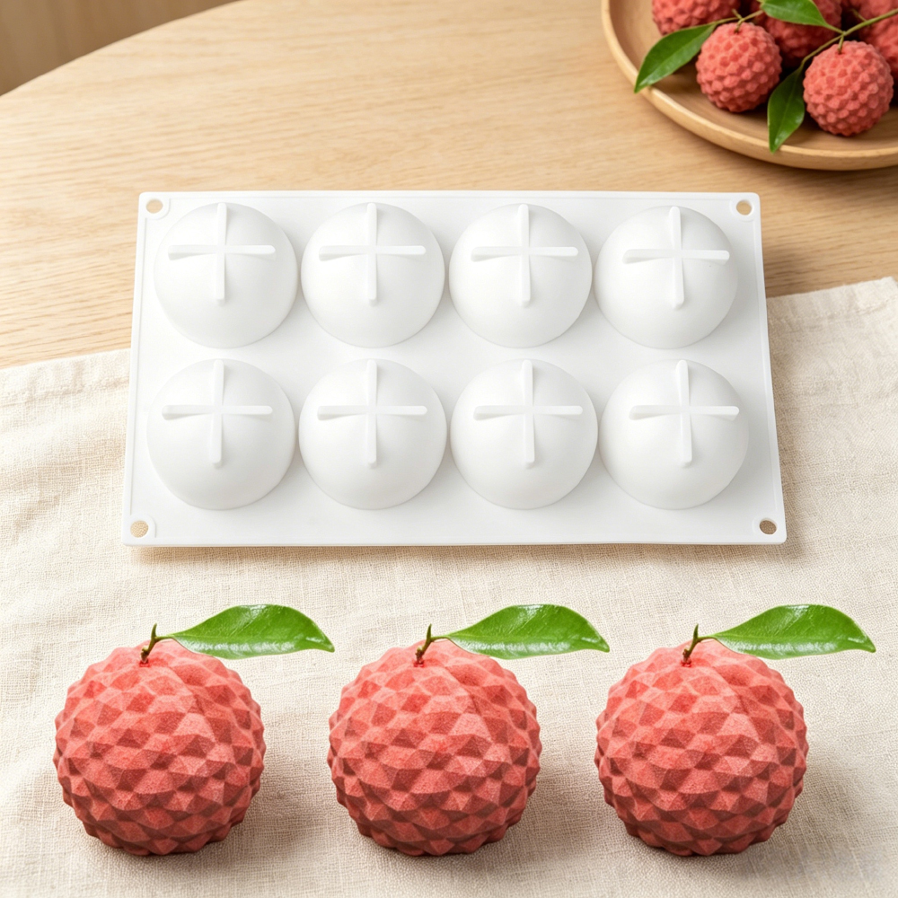 8‑Cavity Lychee Silicone Mold  - Soap Making Party avis et prix