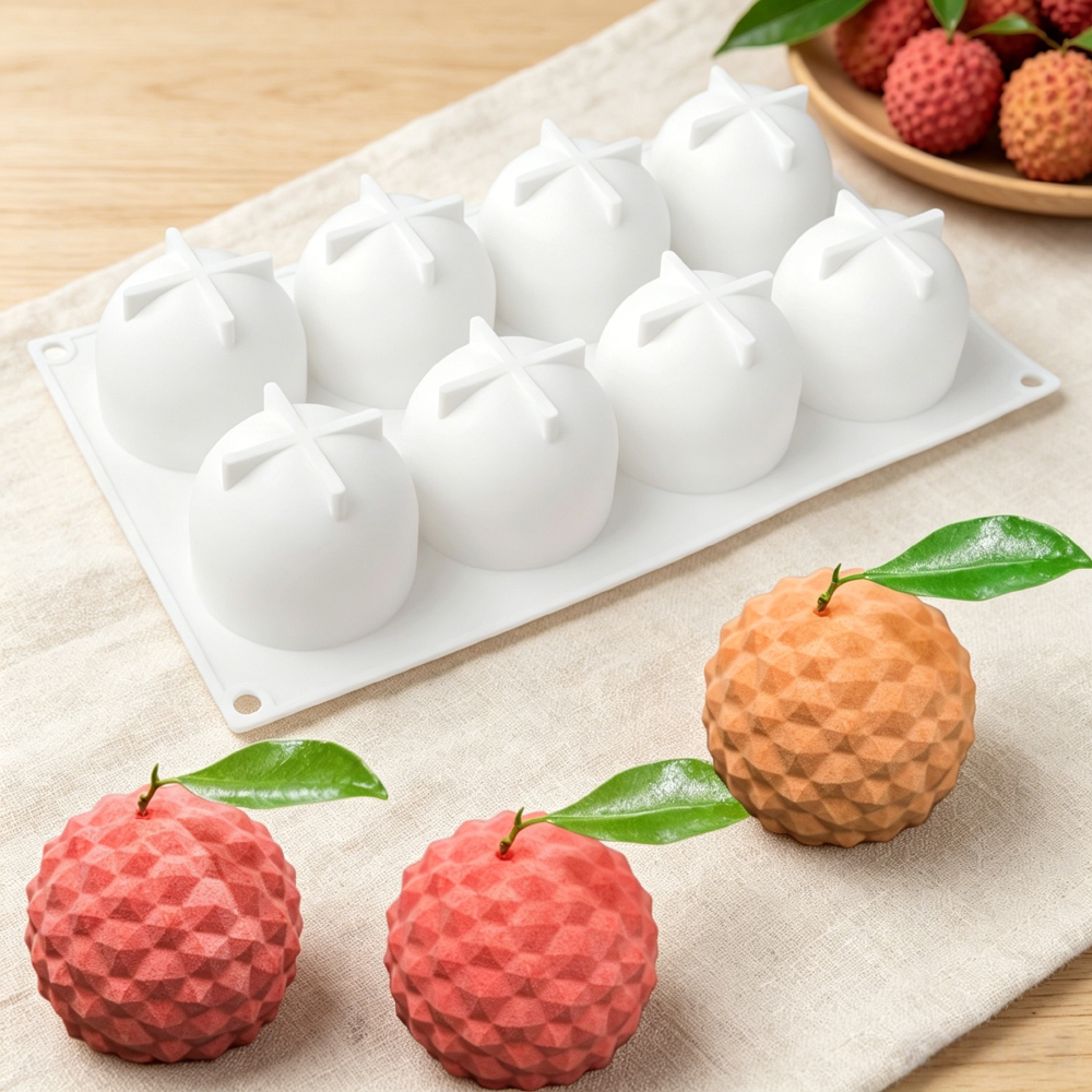 8‑Cavity Lychee Silicone Mold  - Soap Making Party avis et prix