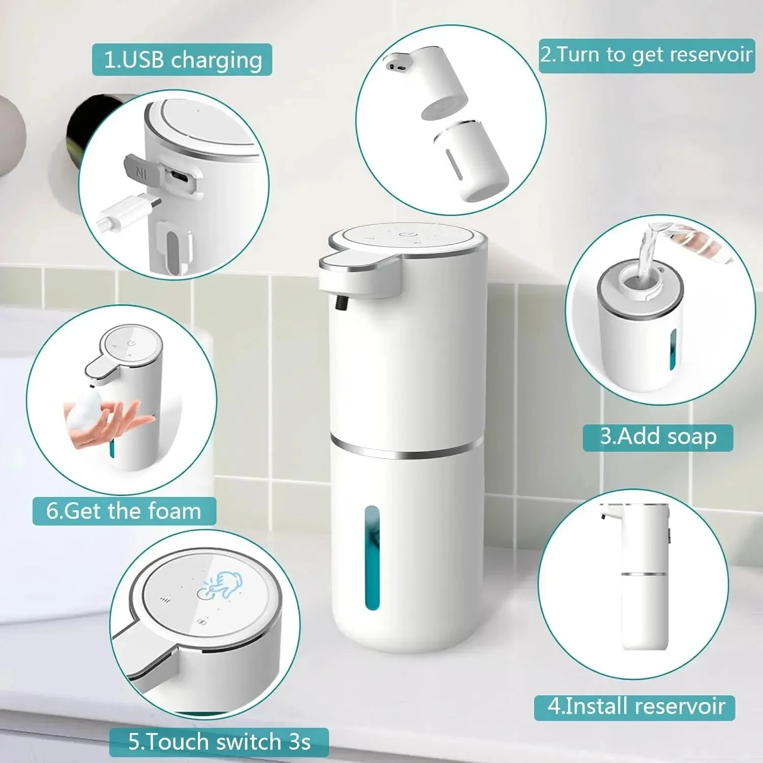 4-Level Adjustable Foam Touchl - Soap Making Machine avis et prix