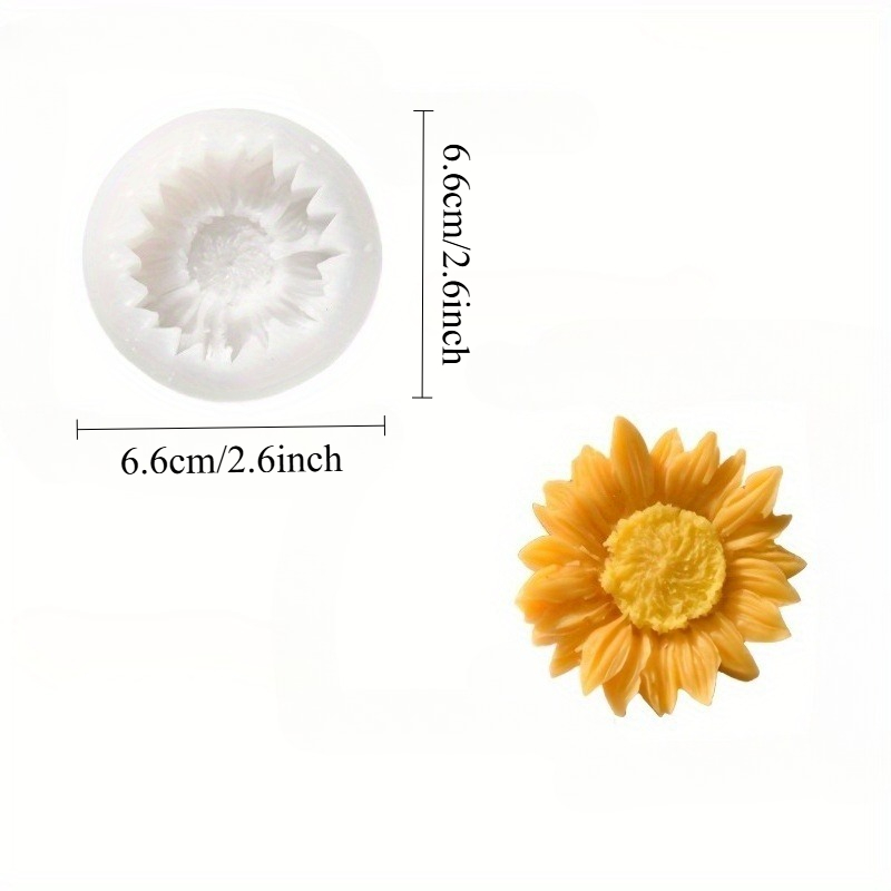 Vibrant 3D Sunflower Silicone  - Soap Making Party avis et prix