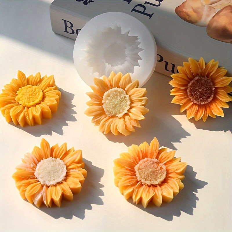 Vibrant 3D Sunflower Silicone  - Soap Making Party avis et prix