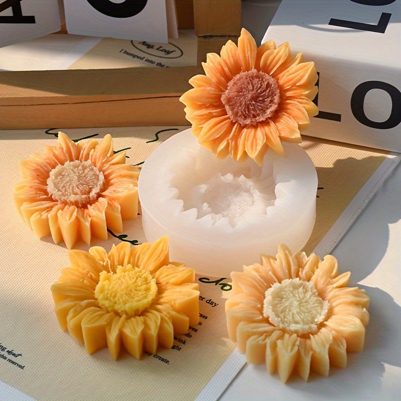 Vibrant 3D Sunflower Silicone  - Soap Making Party avis et prix