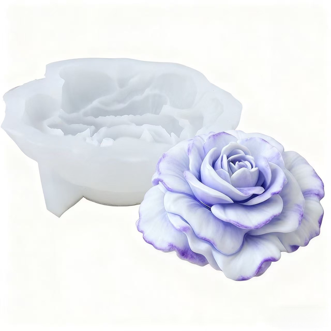 1 Piece 3D Romantic Rose Silic - Soap Making Recipes avis et prix