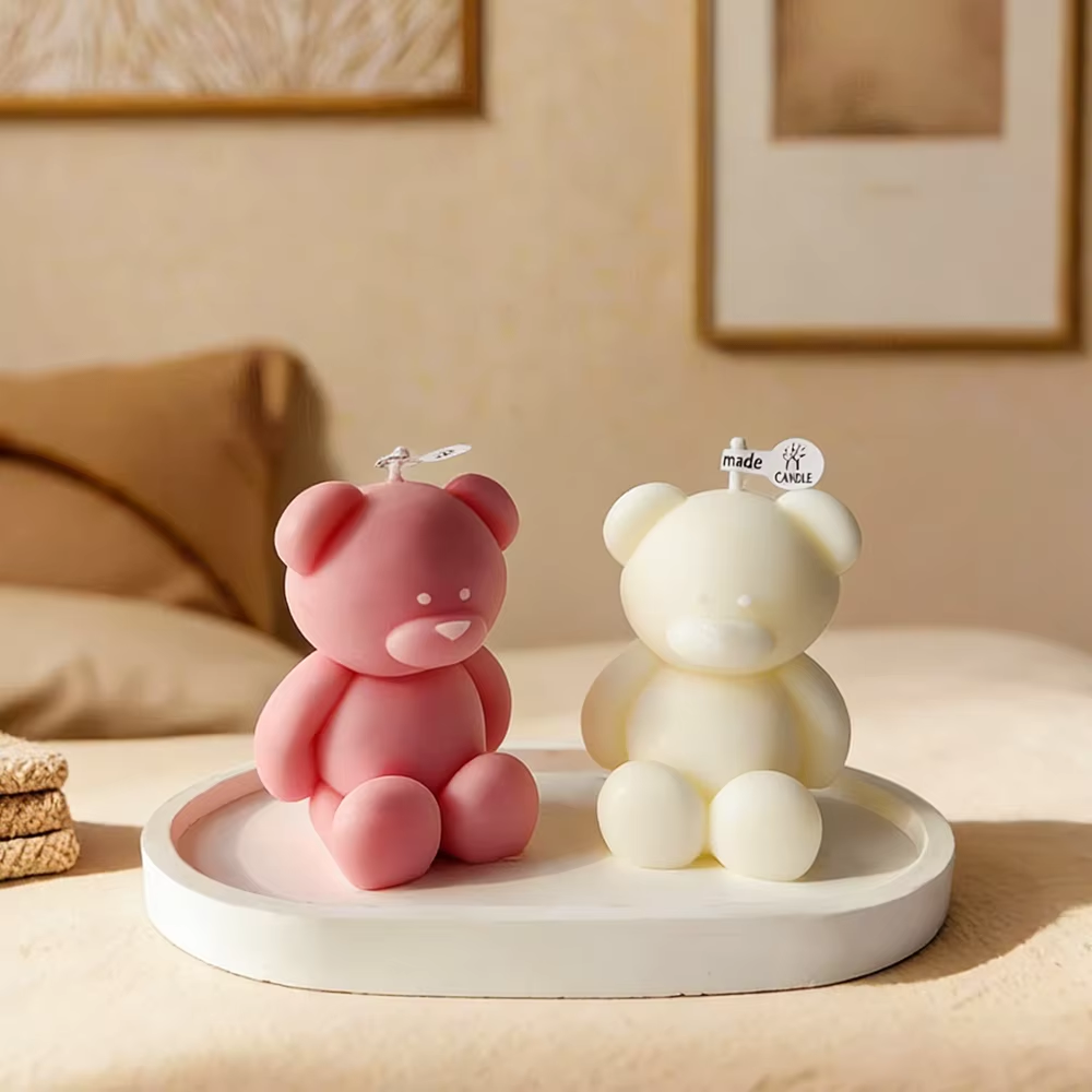 3D cute cartoon bear silicone  - Soap Making Diy Kit avis et prix