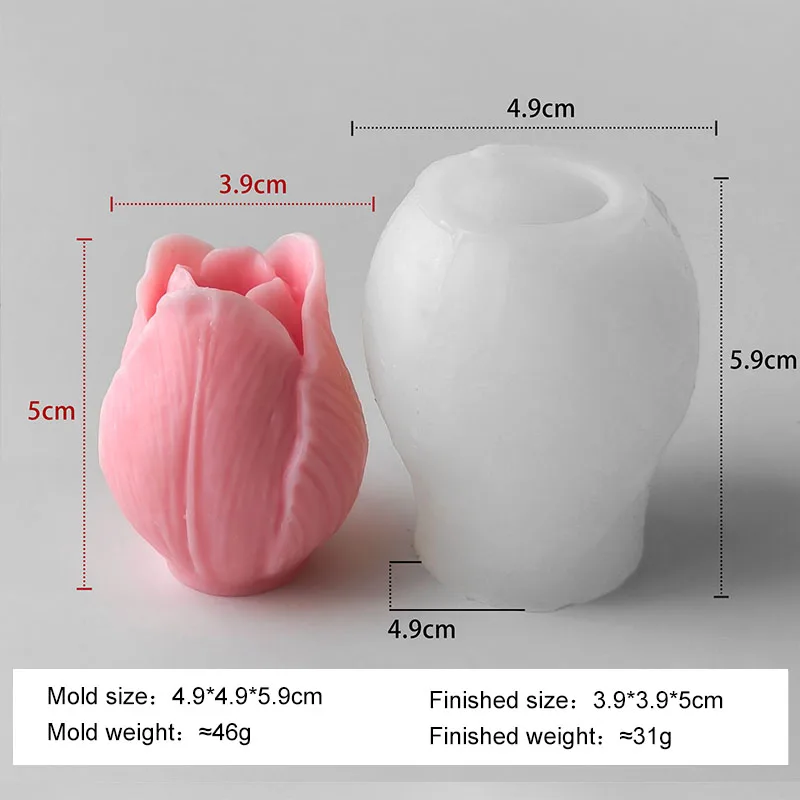 New Tulip Aroma Candle Silicon - Soap Making Recipes avis et prix