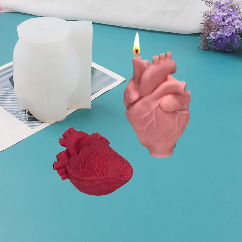 DIY Human Heart Silicone Candl - Soap Making Diy Kit avis et prix