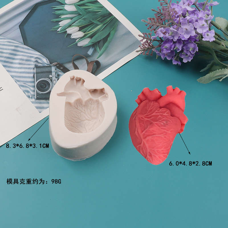 DIY Human Heart Silicone Candl - Soap Making Diy Kit avis et prix