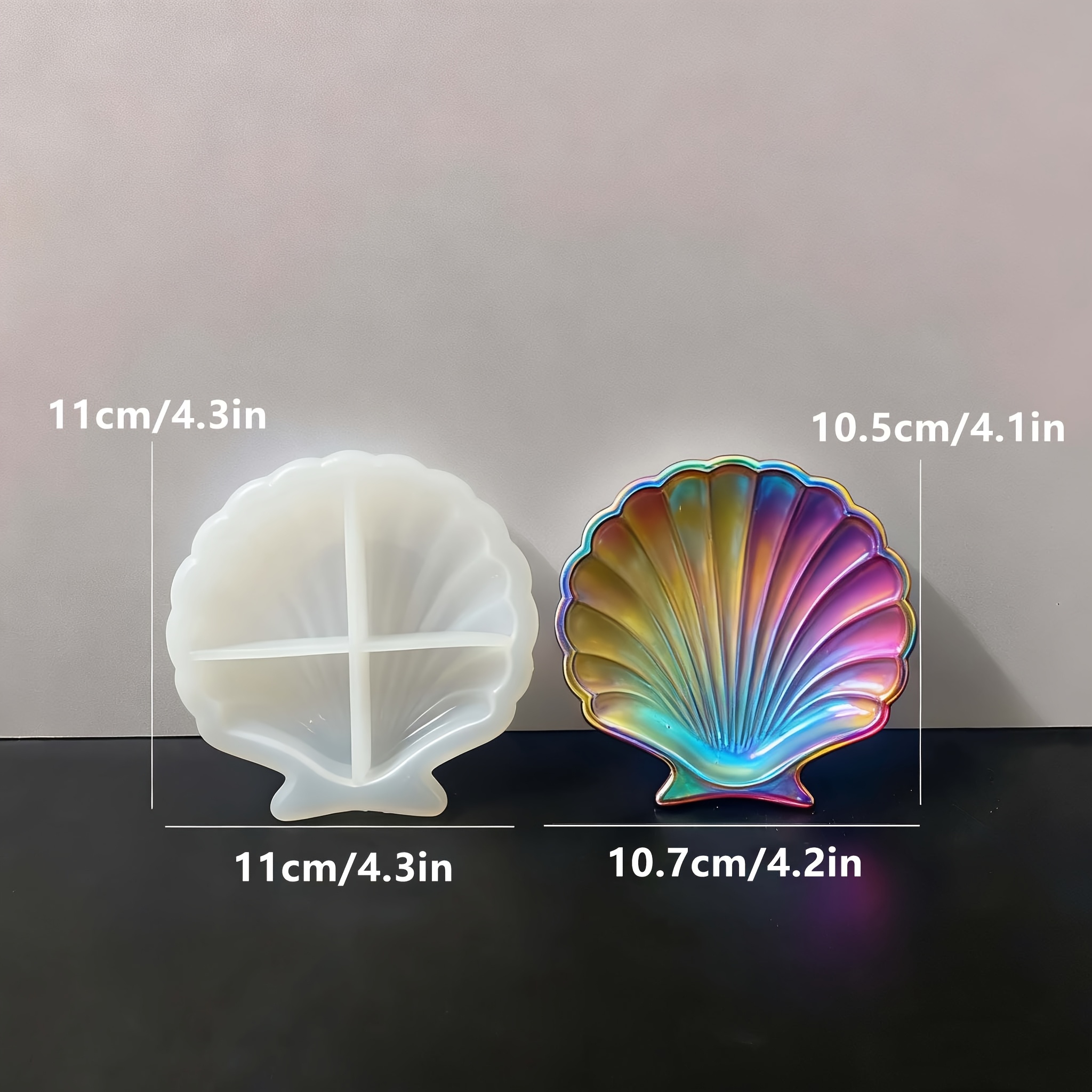1 piece of silicone shell resi - Soap Making Party avis et prix
