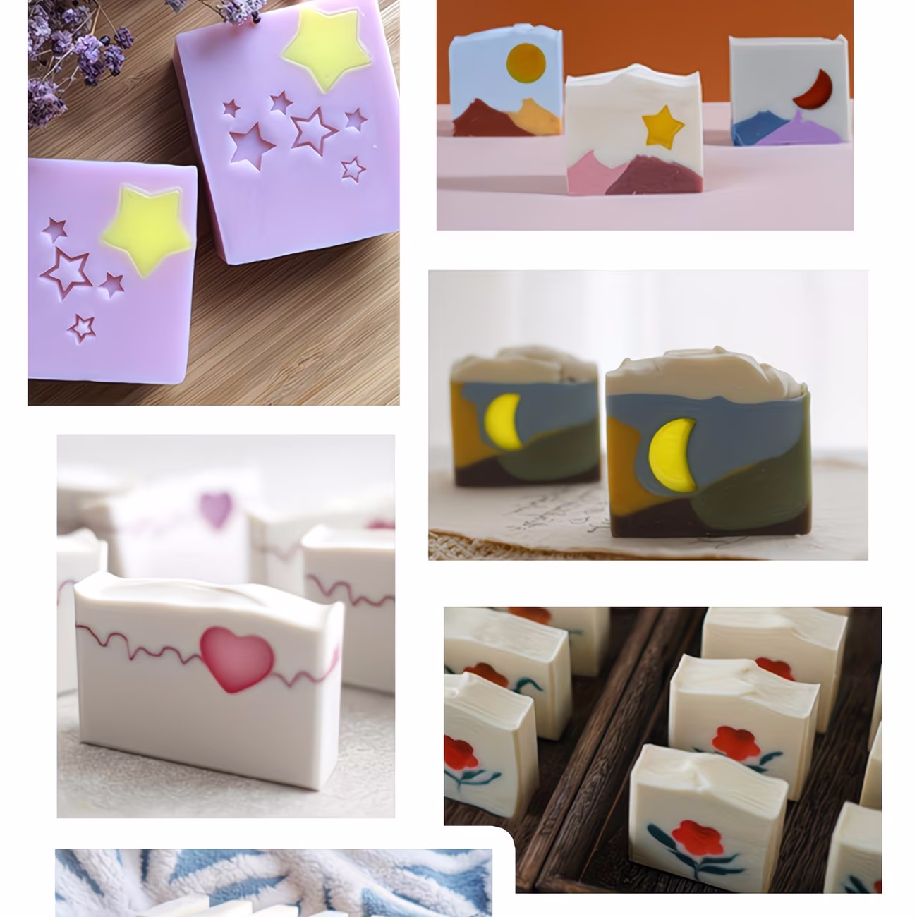 Silicone Tube Mold Star Heart  - Soap Making Youtube avis et prix