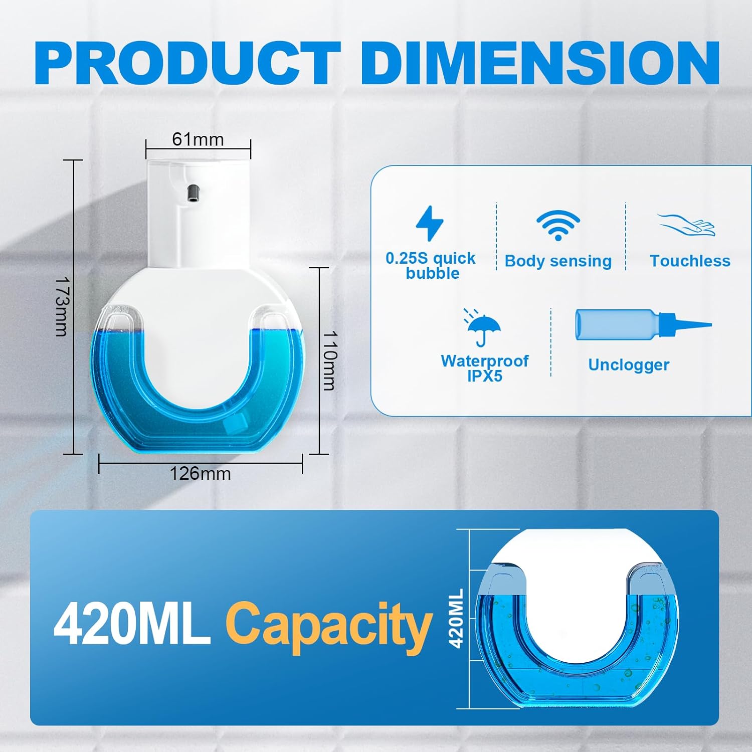 420ML Large Capacity Touchless - Soap Making Machine avis et prix