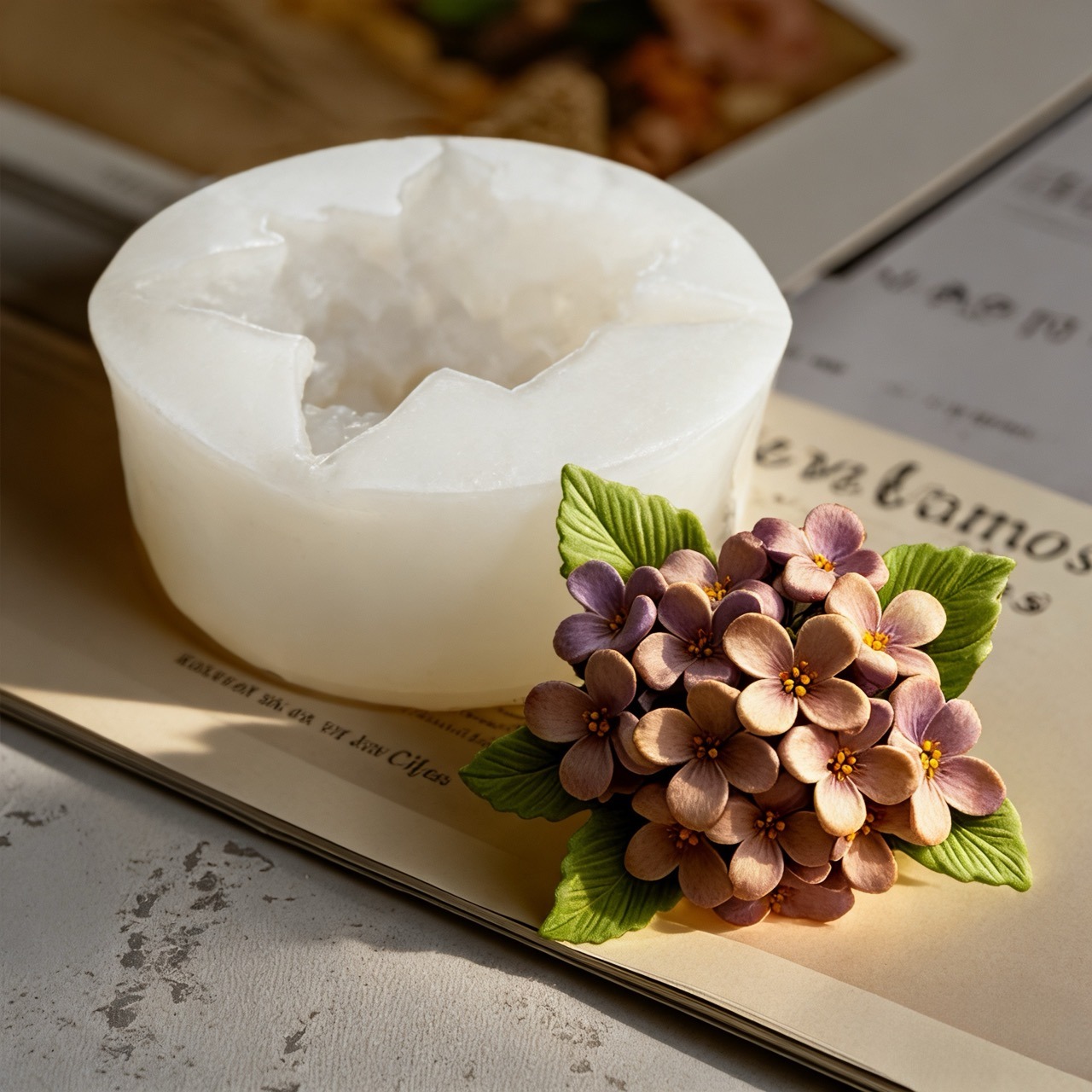 2-Piece 3D Rose and Lilac Sili - Soap Making Recipes avis et prix