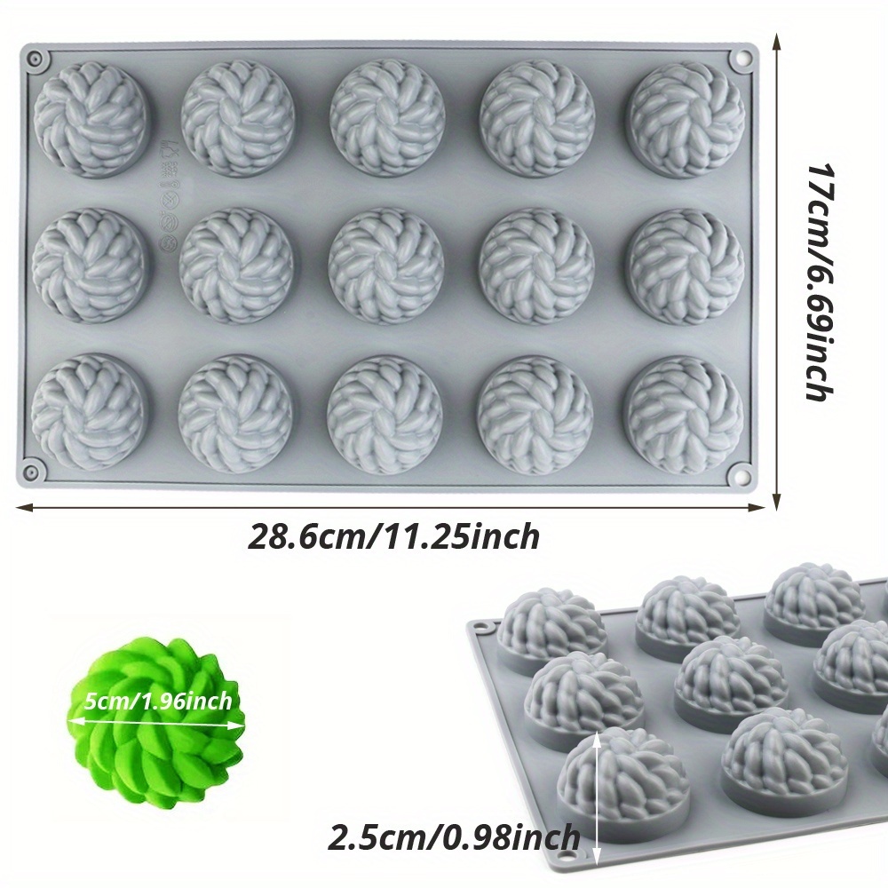 1Pc Cake Mold Santa Ana Floral - Soap Making Recipes avis et prix