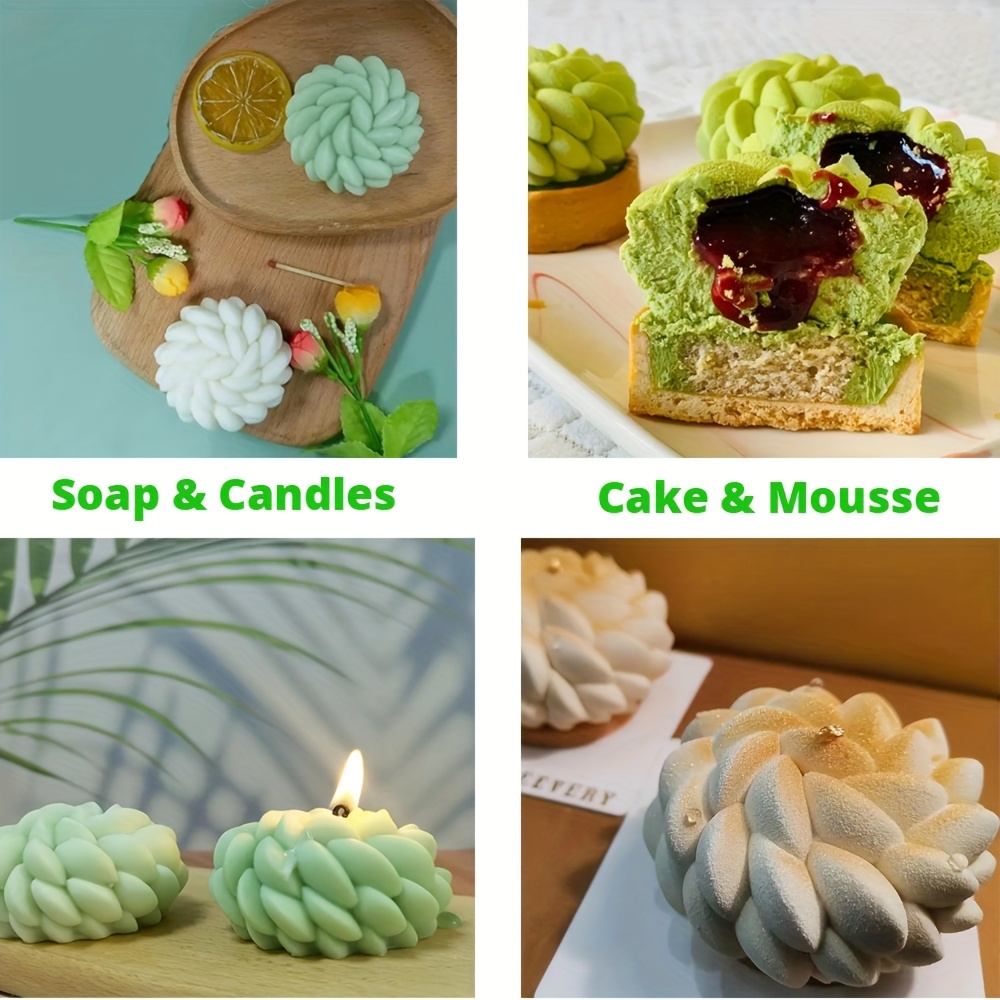 1Pc Cake Mold Santa Ana Floral - Soap Making Recipes avis et prix