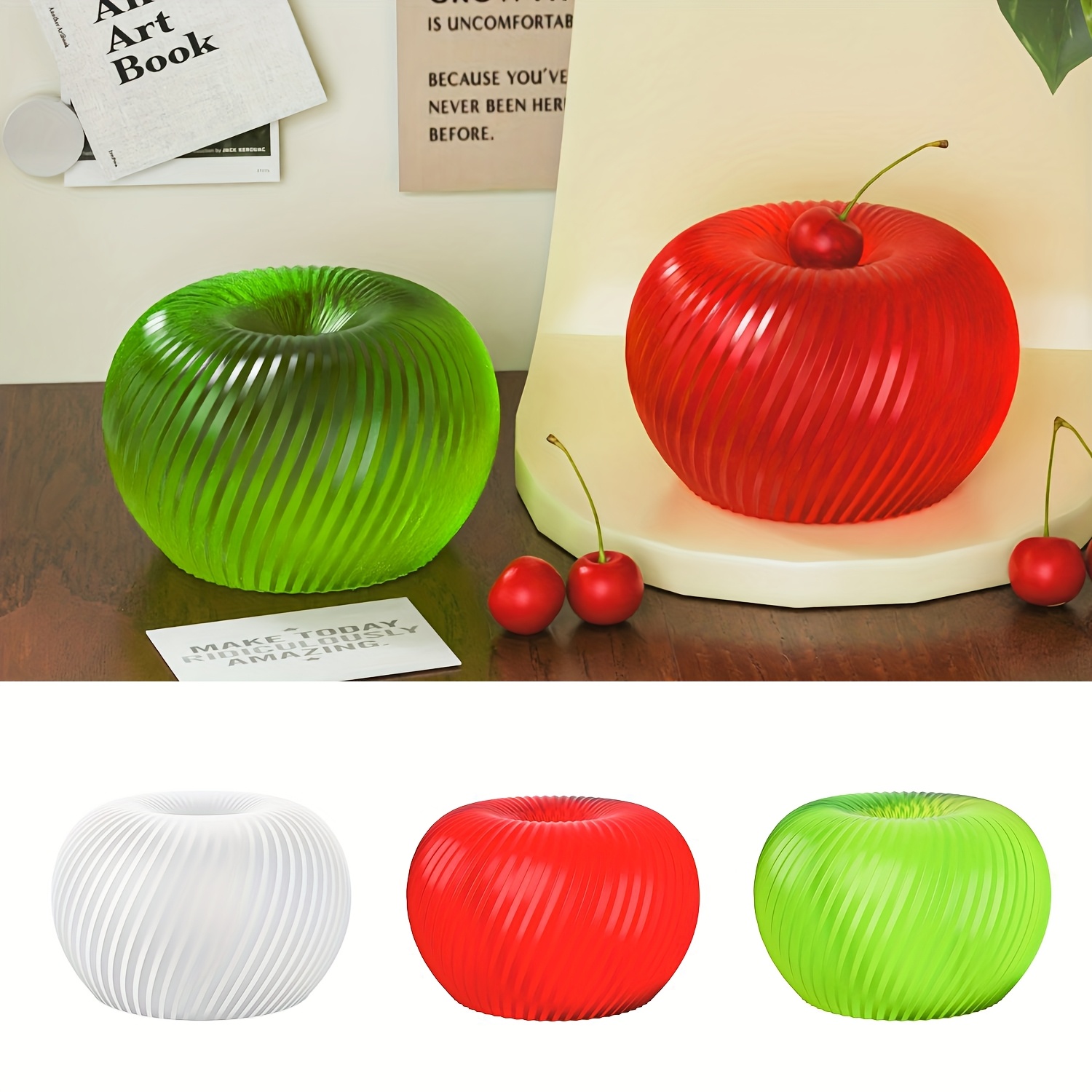 A trendy red apple silicone mo - Soap Making Instructions avis et prix