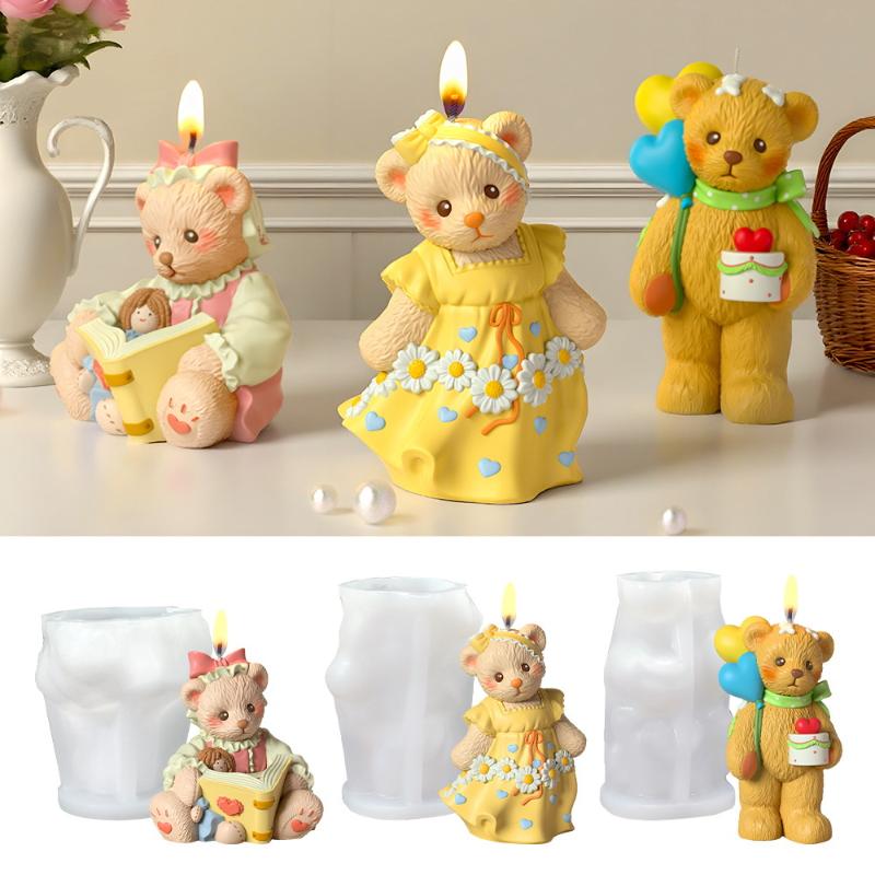 3D Cute Bear Resin Mold For Ca - Soap Making Diy avis et prix