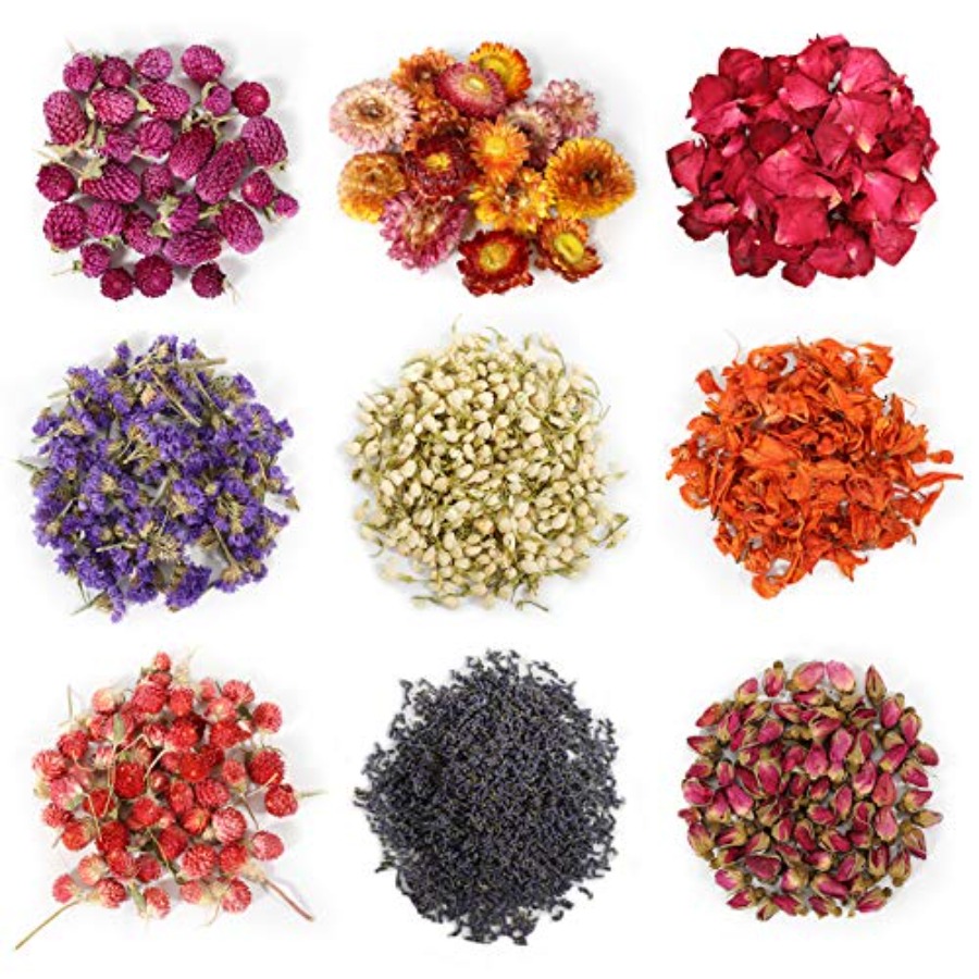 9 Bags Dried Flowers,100% Natu - Soap Making Diy Kit avis et prix