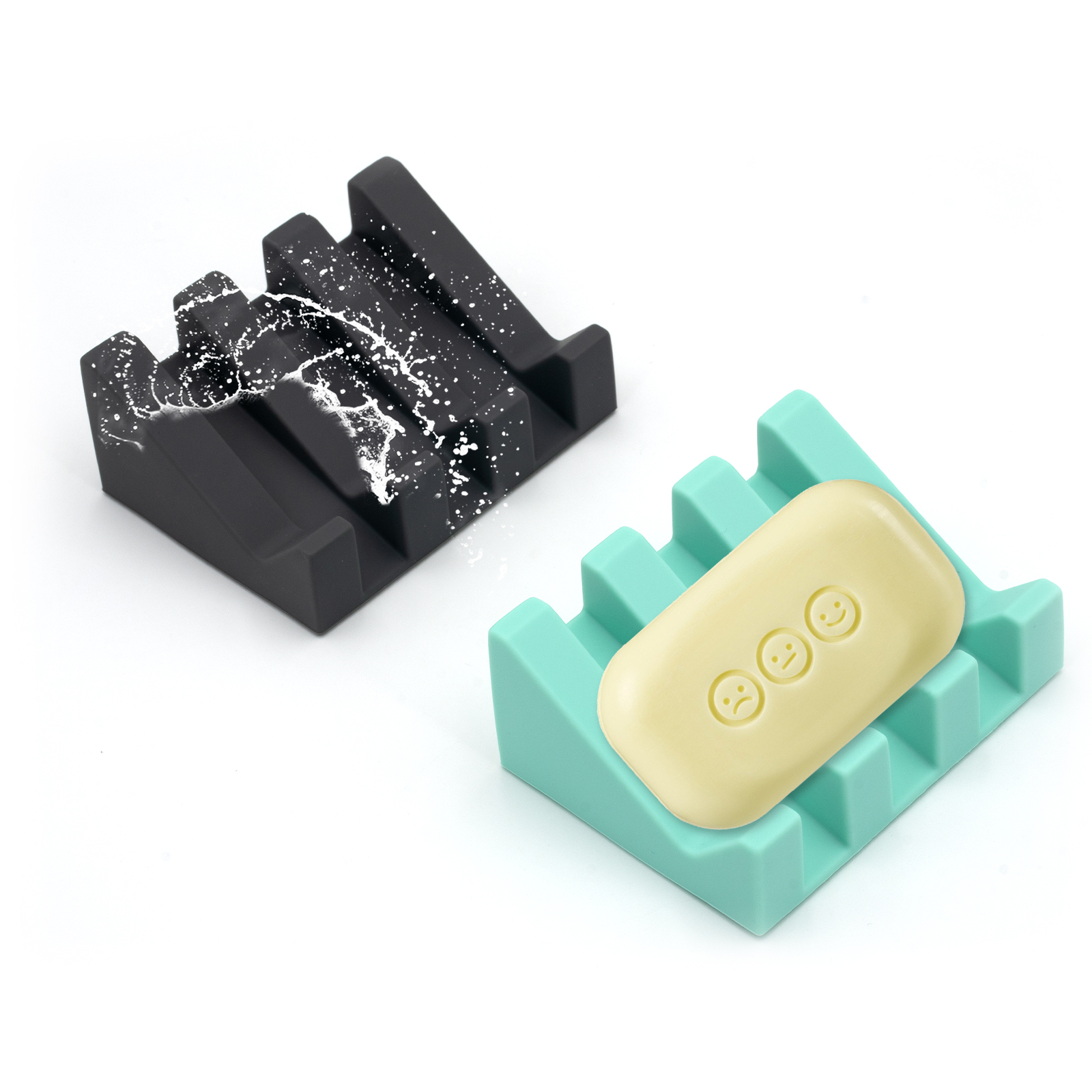 1pc silicone drainage soapdish - Soap Making Machine avis et prix
