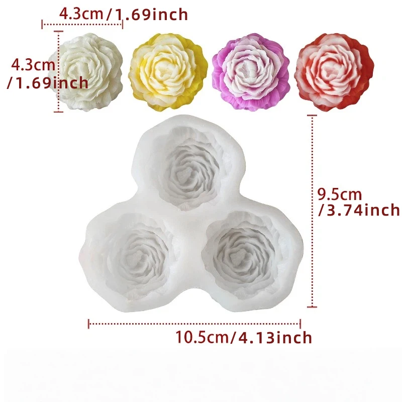 Peony Flower Candle Silicone M - Soap Making Party avis et prix